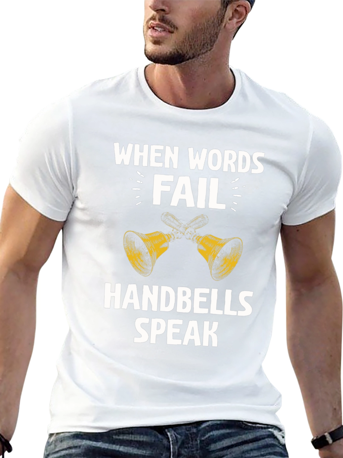 Handbells Speak Graphic Tee