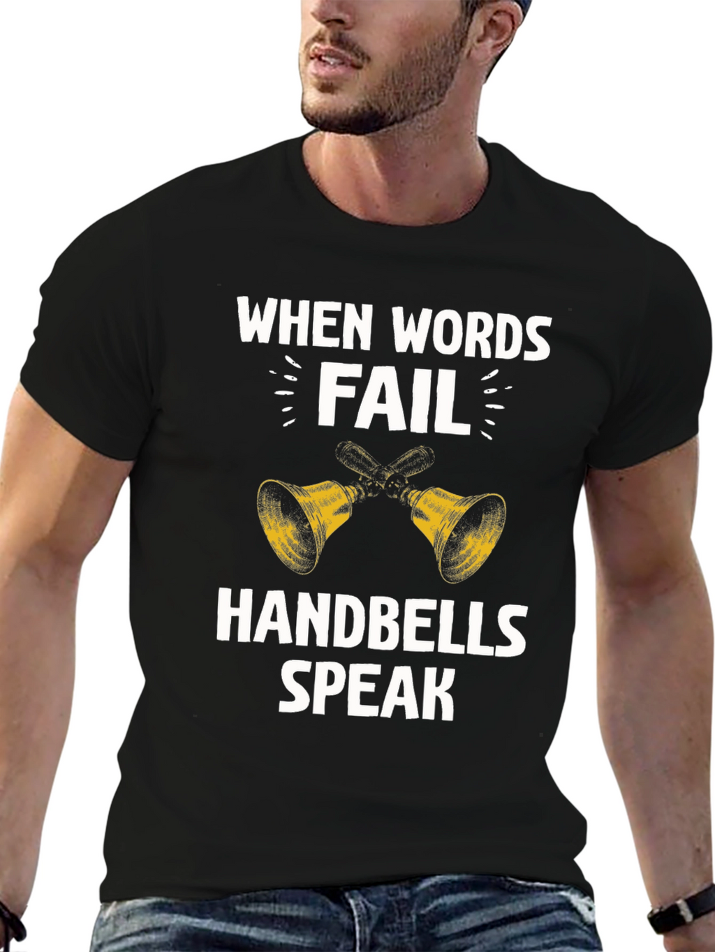 Handbells Speak Graphic Tee
