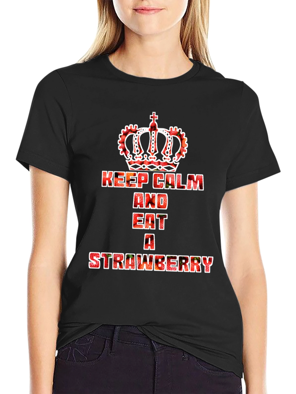 Keep Calm Strawberry T-Shirt