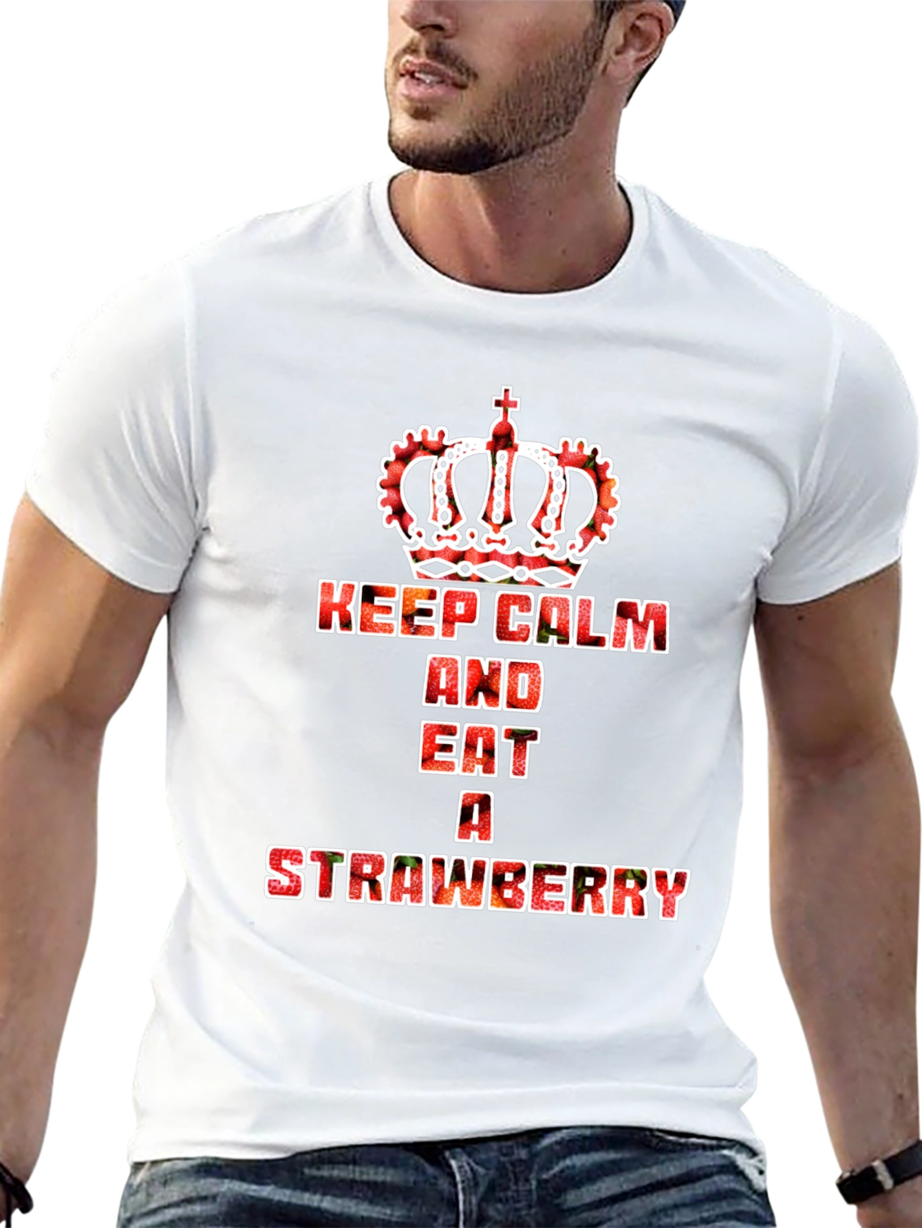 Keep Calm Strawberry T-Shirt
