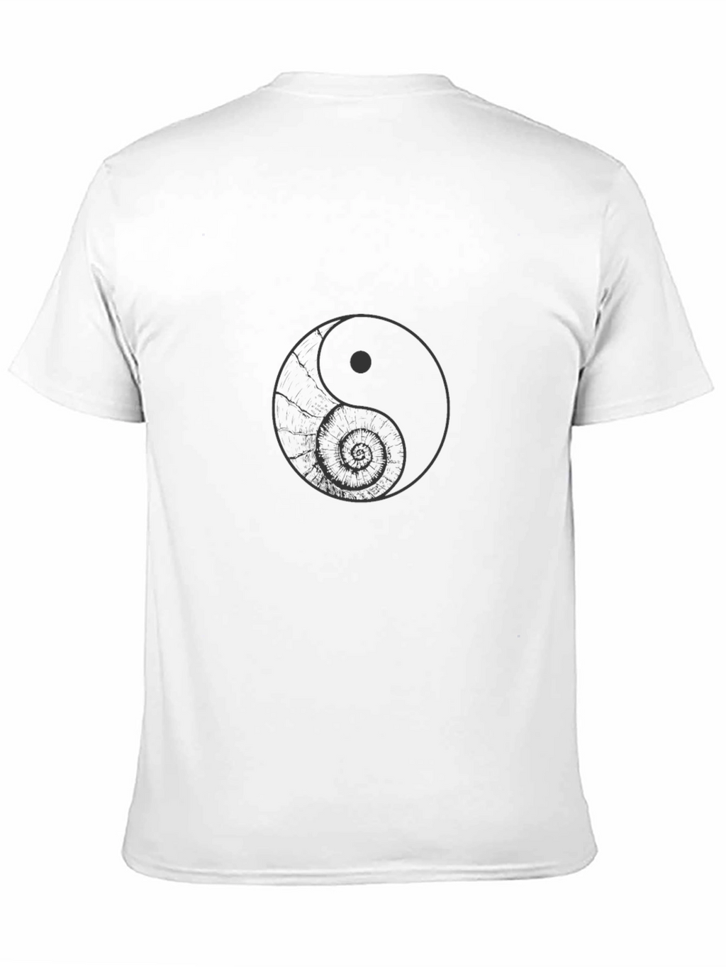 Yin and Yang Graphic Tee - Classic Black T-Shirt