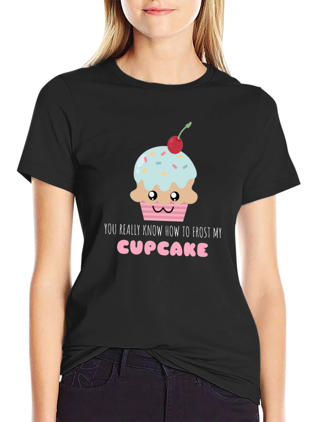 Frost My Cupcake Graphic Tee - Funny & Sweet