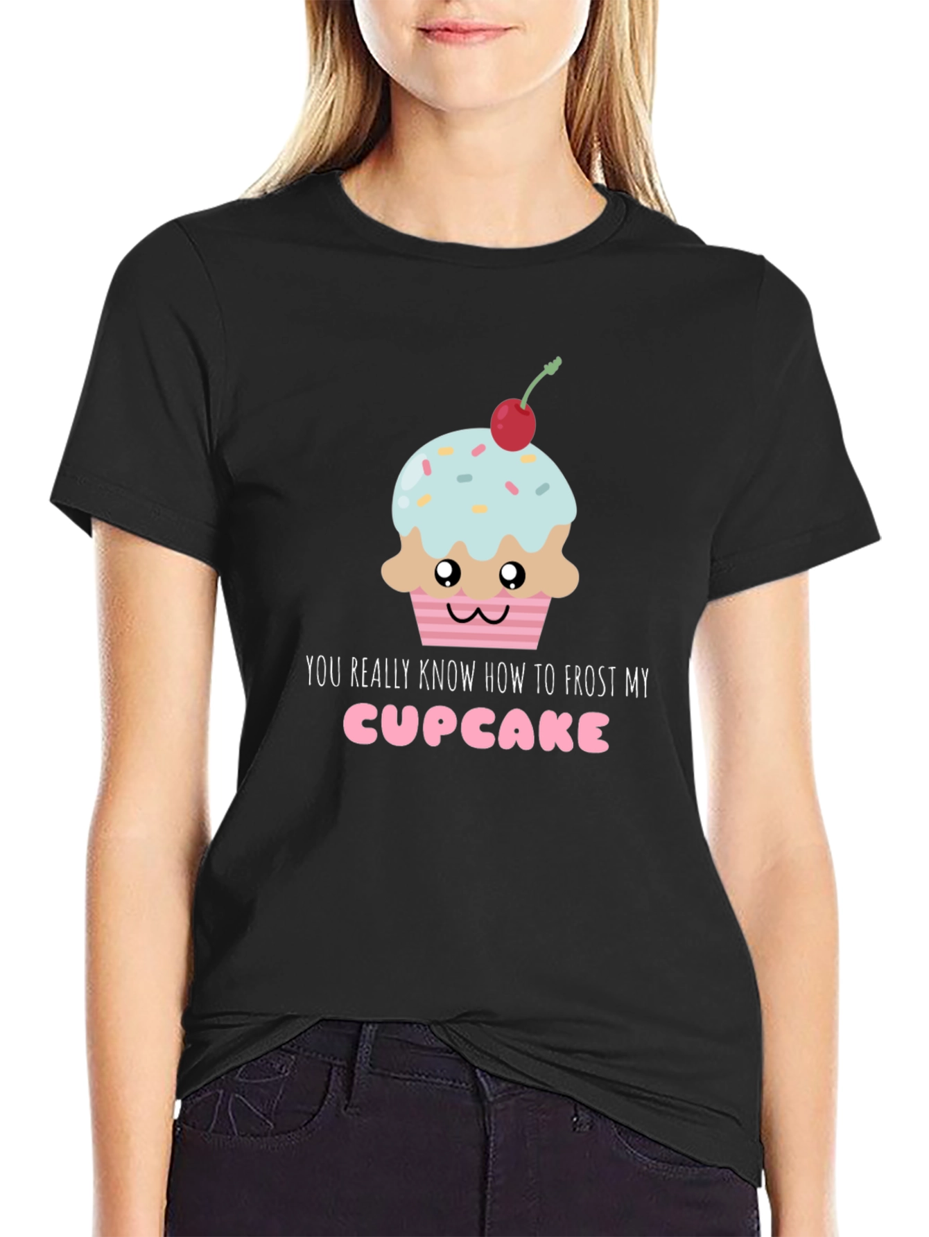 Frost My Cupcake Graphic Tee - Funny & Sweet