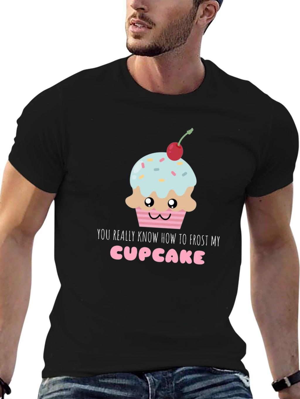 Frost My Cupcake Graphic Tee - Funny & Sweet