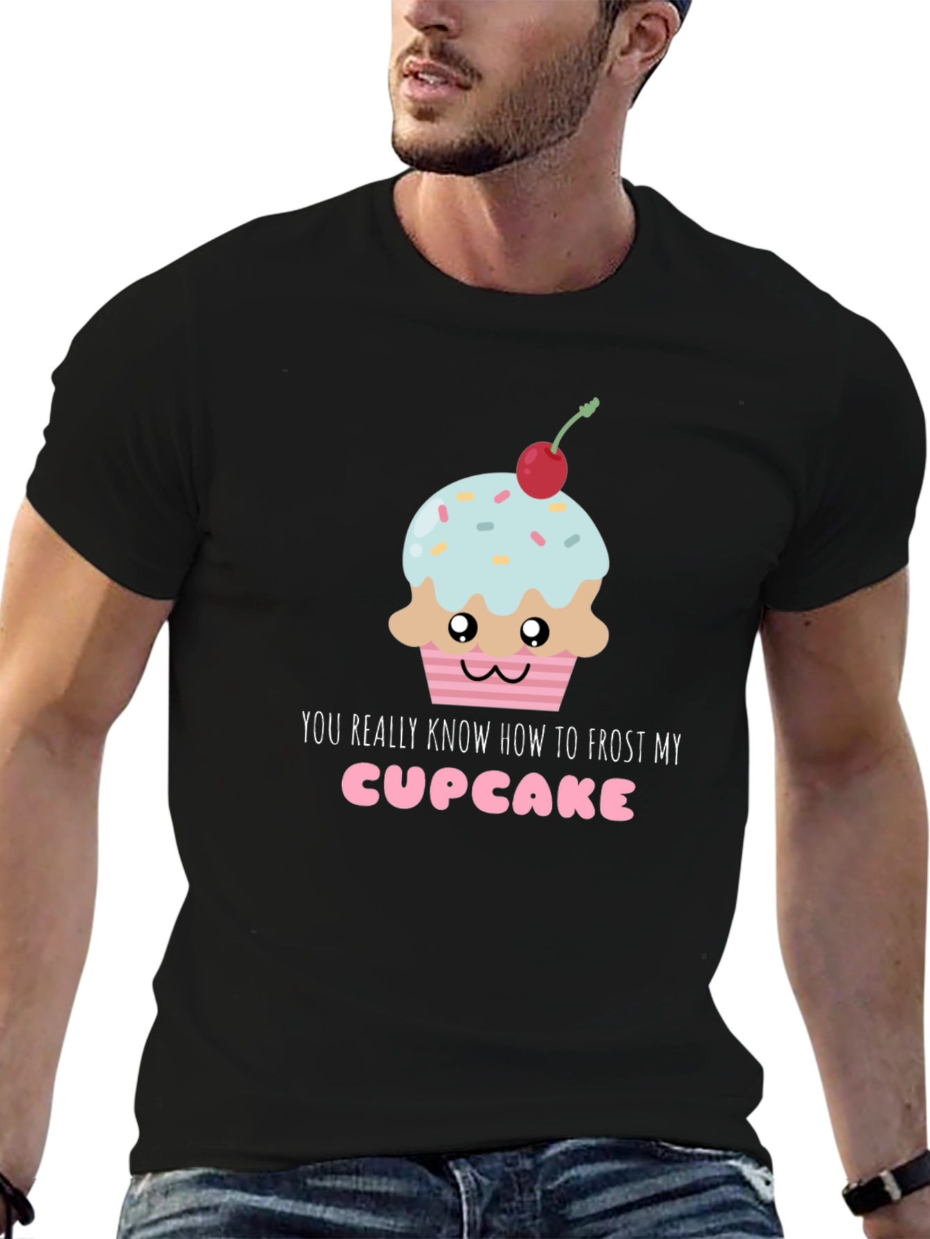 Frost My Cupcake Graphic Tee - Funny & Sweet