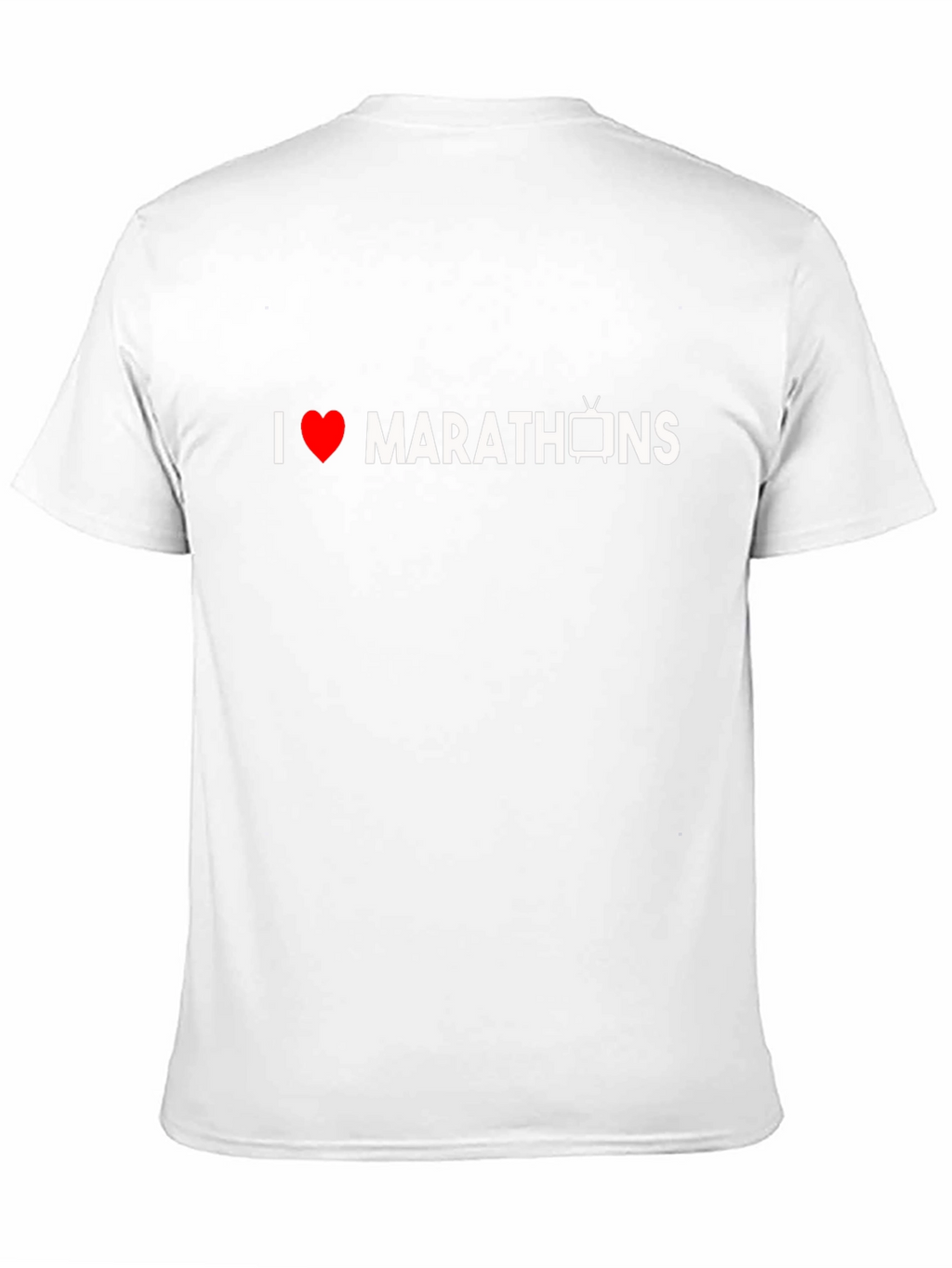 I Heart TV Marathons Black Graphic Tee