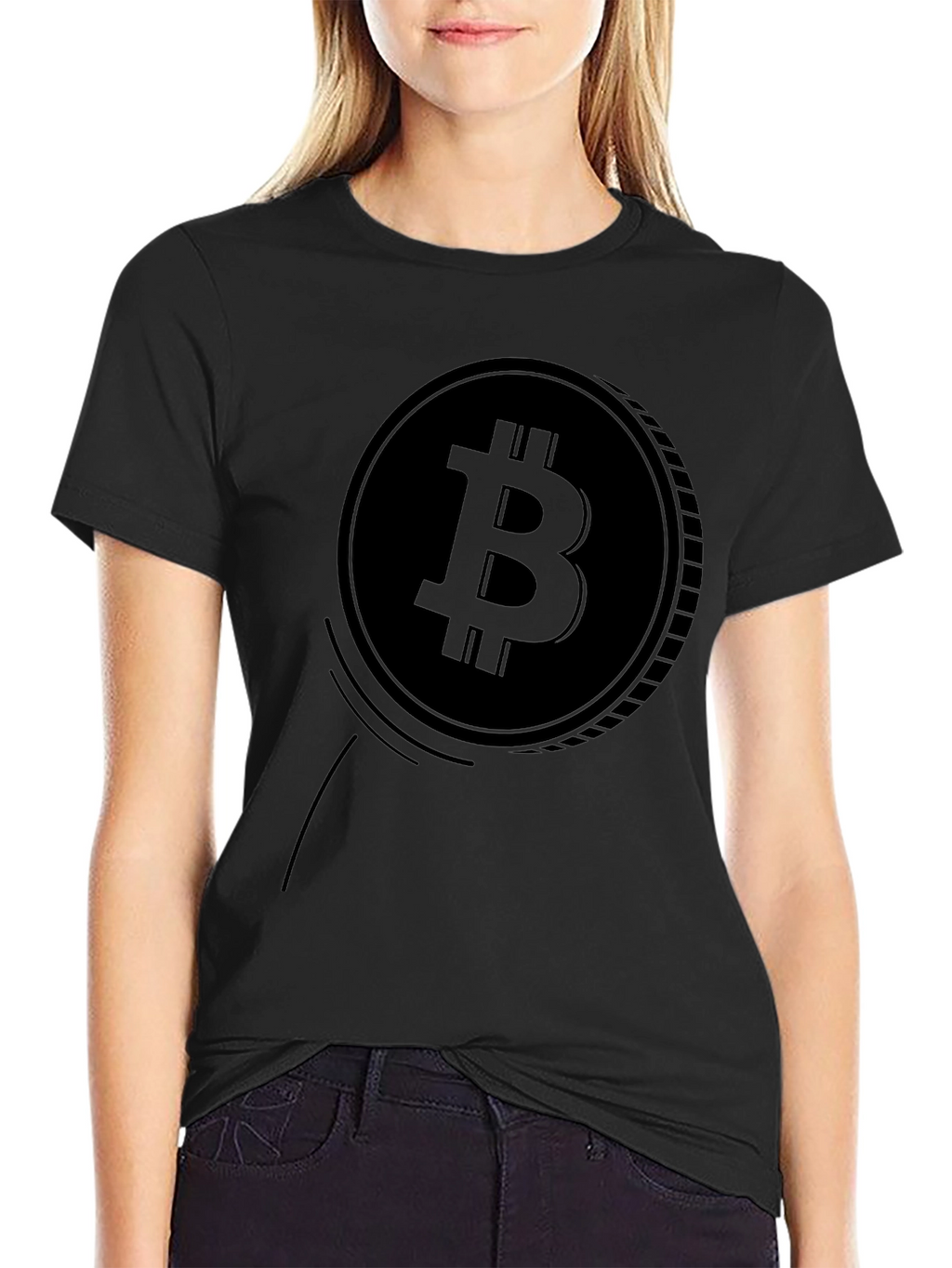 Bitcoin Graphic Black T-Shirt - Crypto Fashion