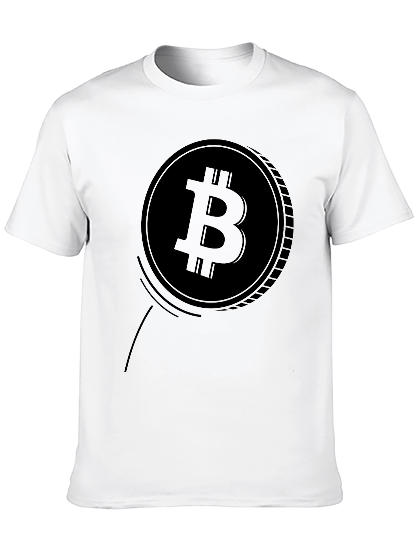 Bitcoin Graphic Black T-Shirt - Crypto Fashion