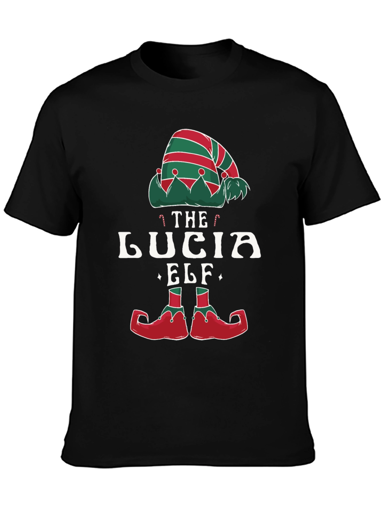 Lucia Elf T-Shirt - Festive Christmas Tee
