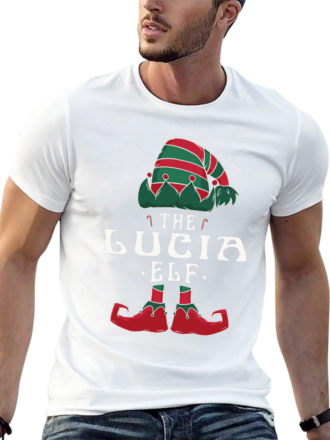 Lucia Elf T-Shirt - Festive Christmas Tee