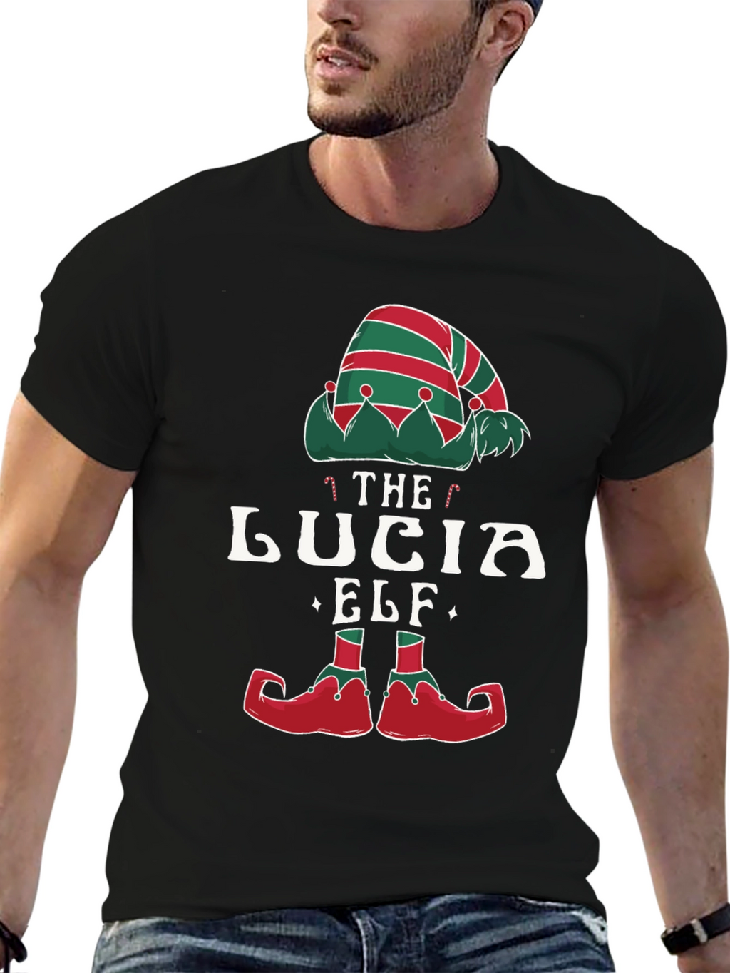 Lucia Elf T-Shirt - Festive Christmas Tee