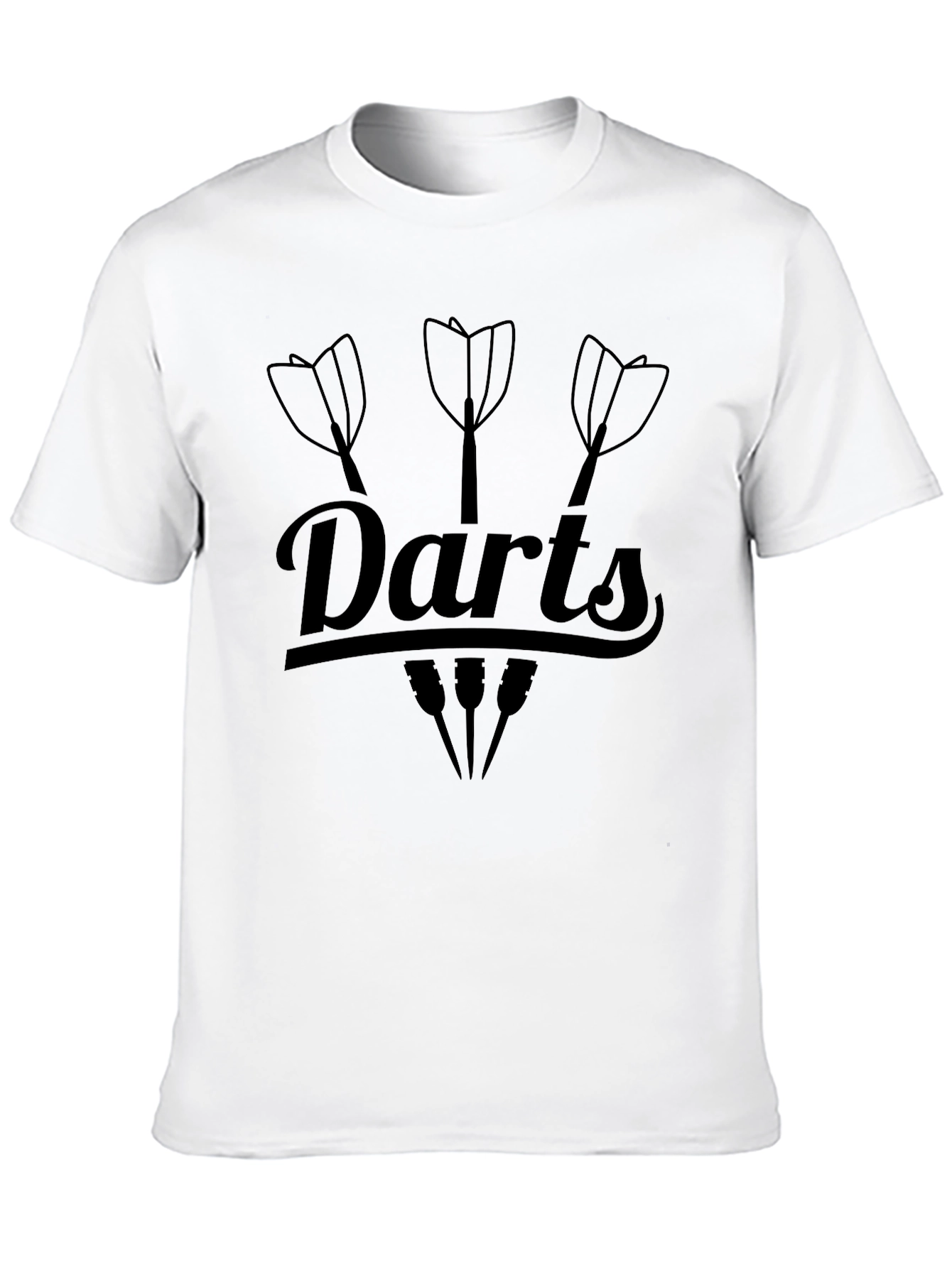 Darts Graphic Black T-Shirt