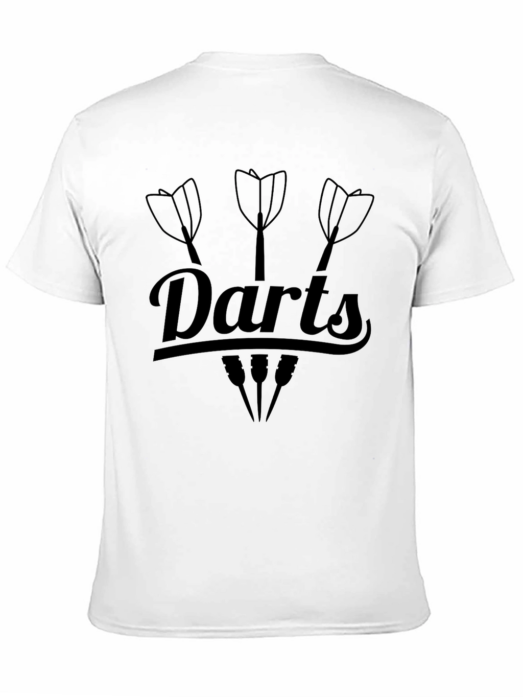 Darts Graphic Black T-Shirt