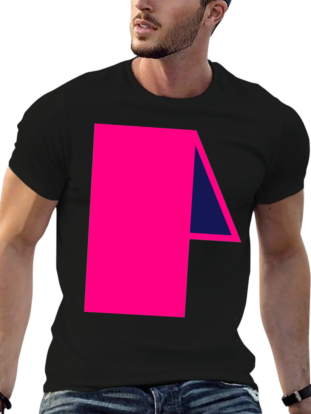 Geometric Graphic Tee - Bold and Modern
