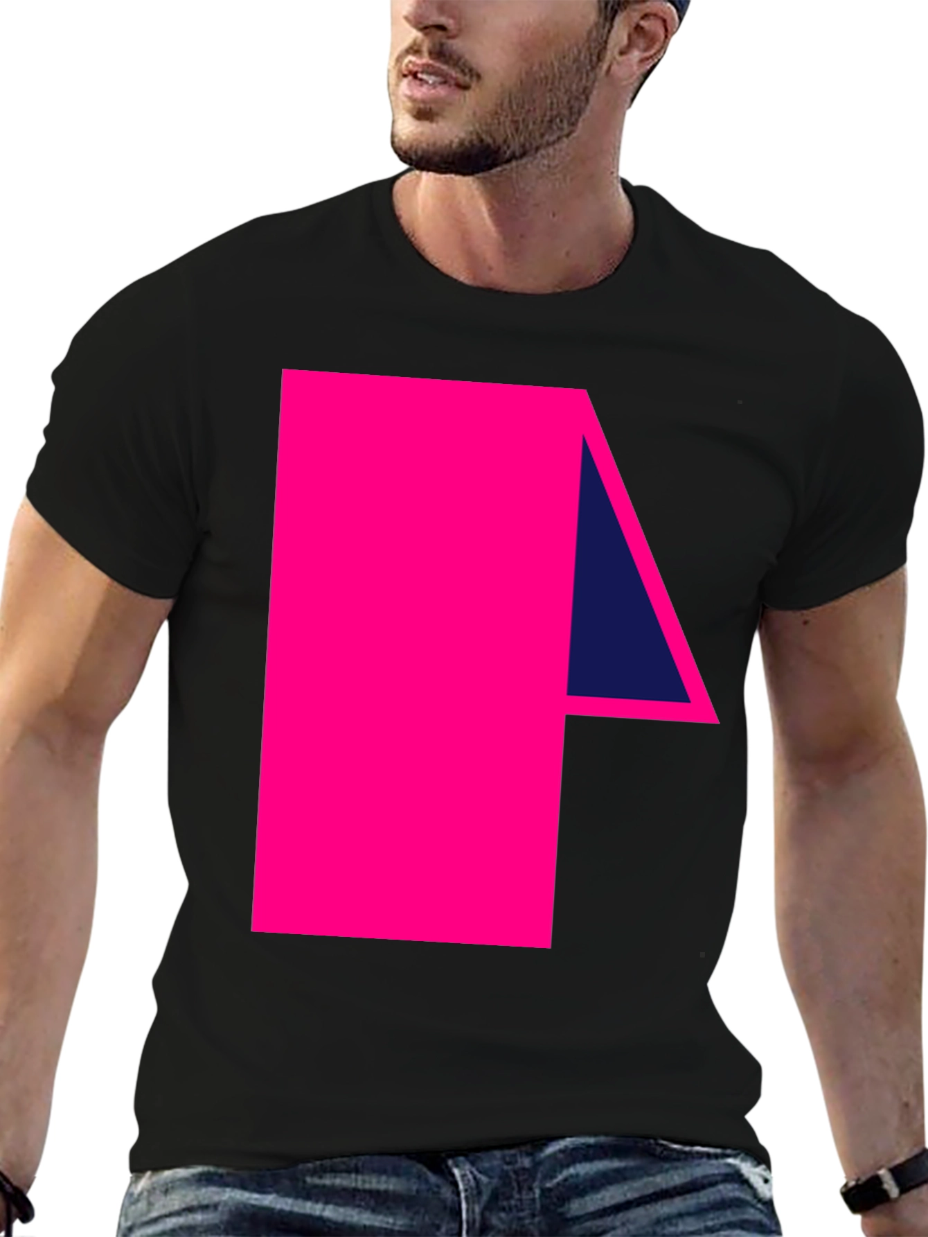 Geometric Graphic Tee - Bold and Modern