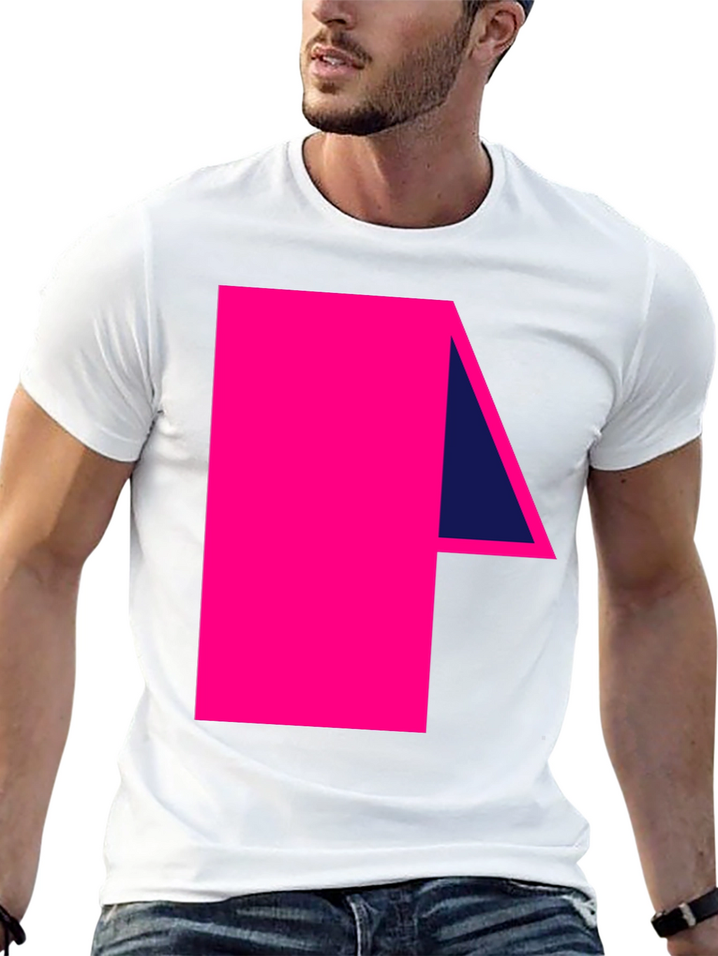 Geometric Graphic Tee - Bold and Modern