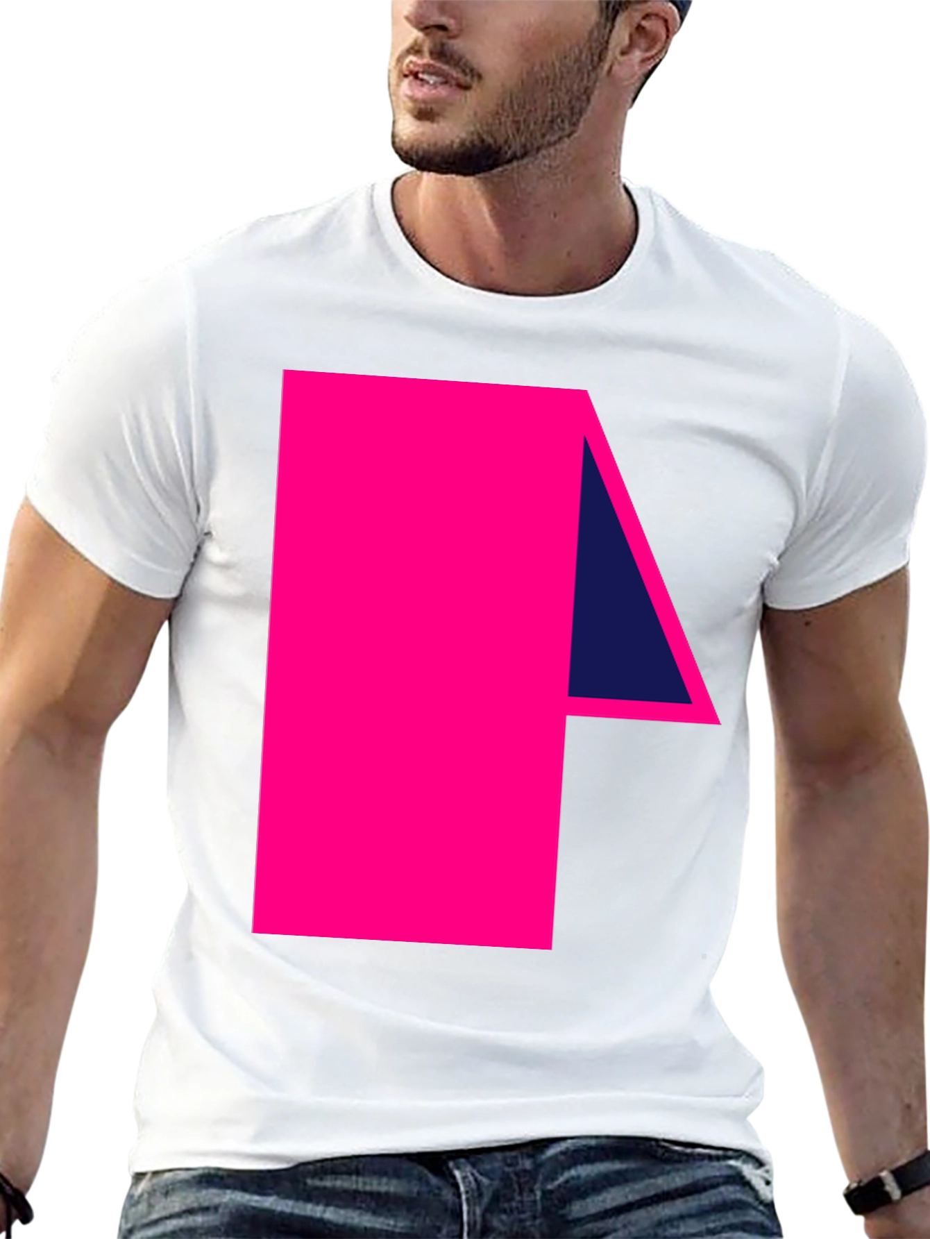 Geometric Graphic Tee - Bold and Modern