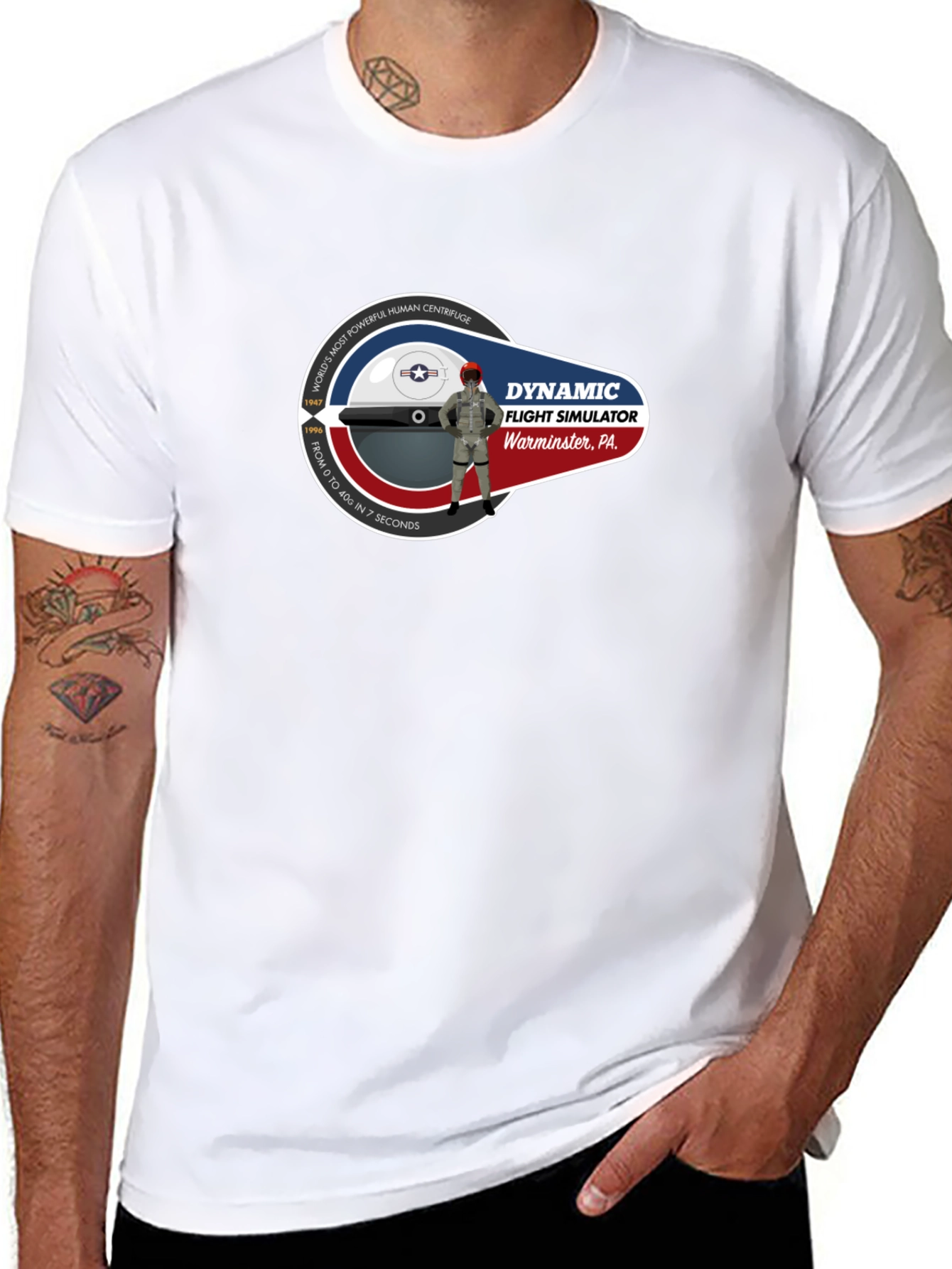 Dynamic Flight Simulator Warminster PA T-Shirt