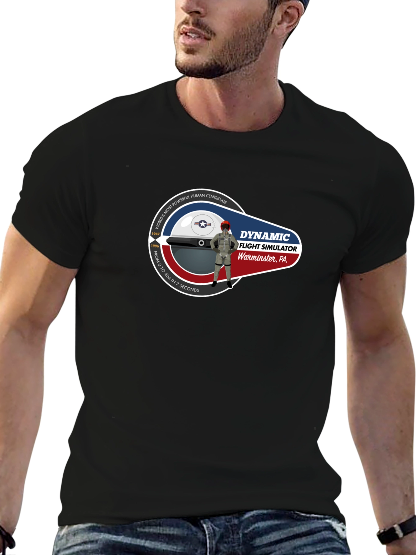 Dynamic Flight Simulator Warminster PA T-Shirt