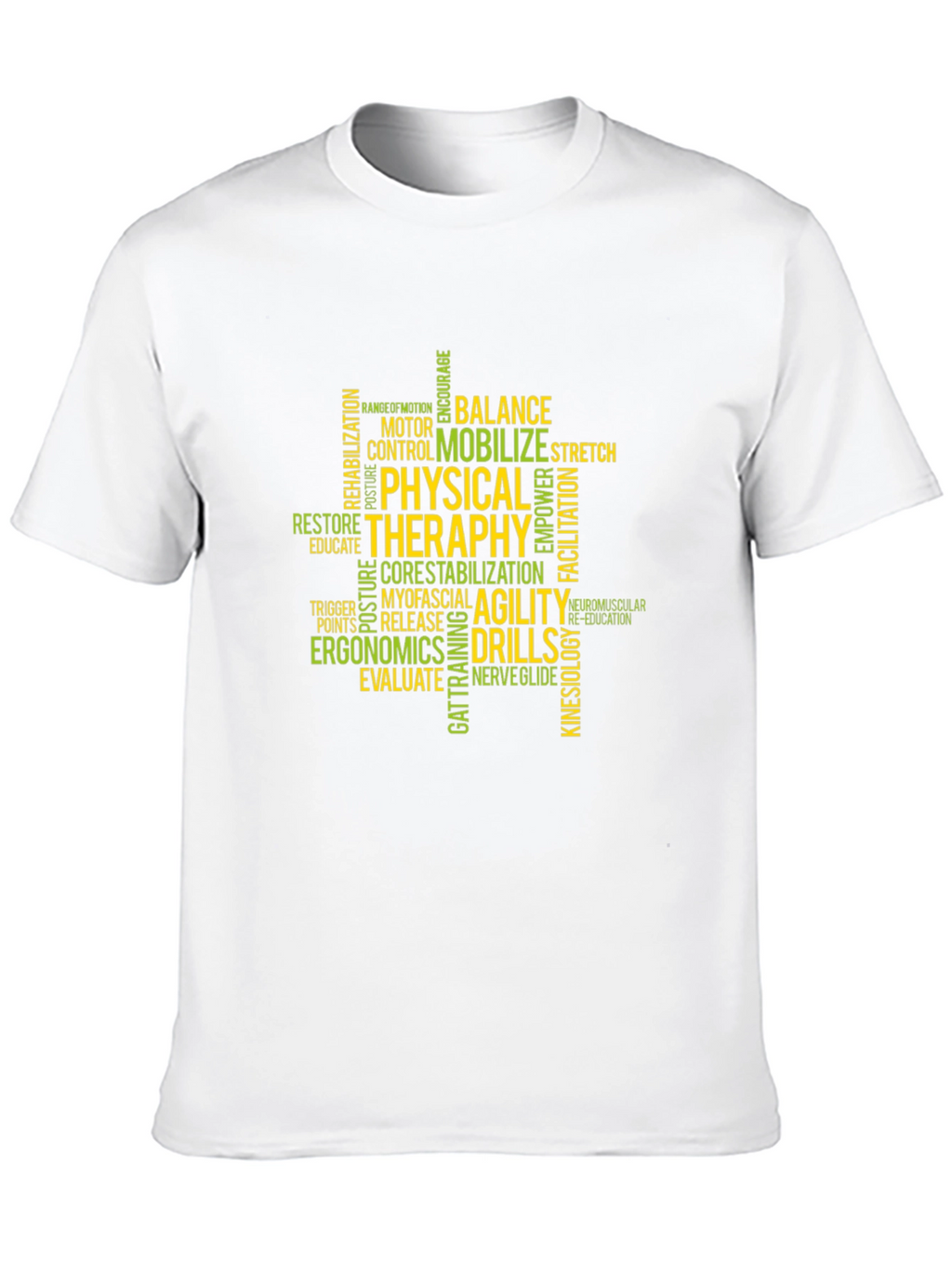 Physical Therapy Word Cloud T-Shirt