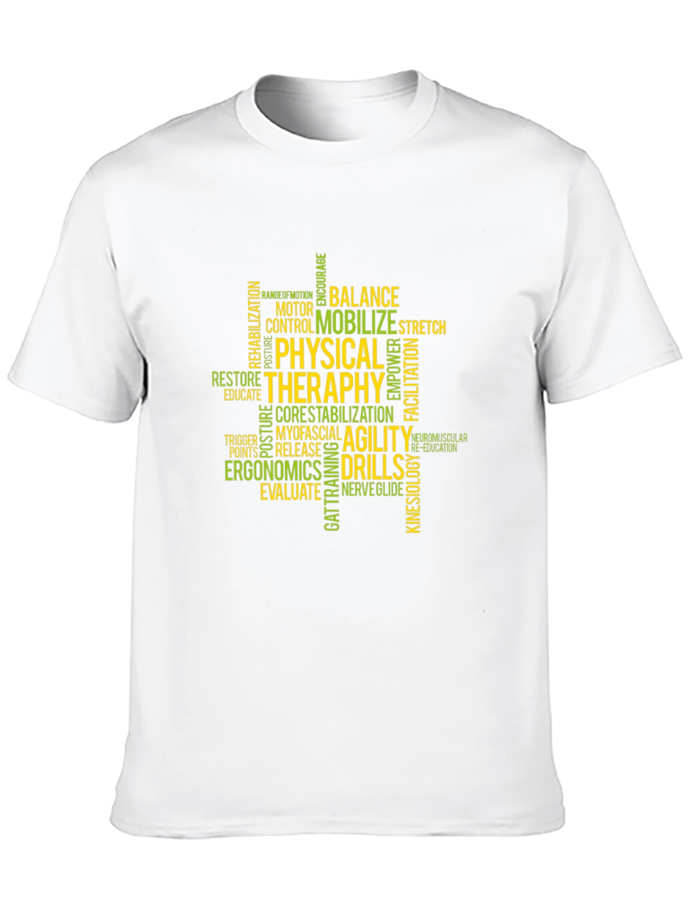 Physical Therapy Word Cloud T-Shirt