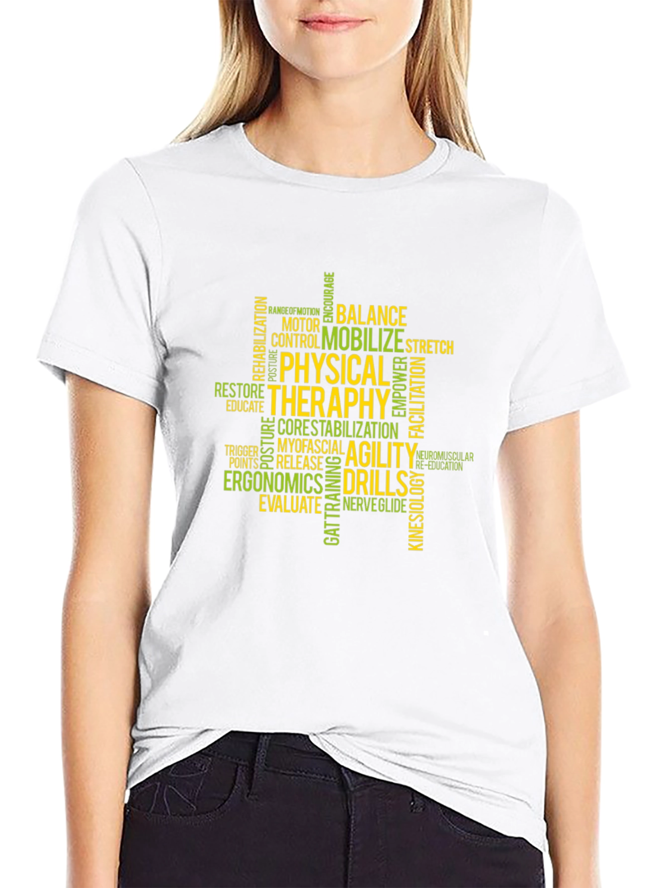 Physical Therapy Word Cloud T-Shirt