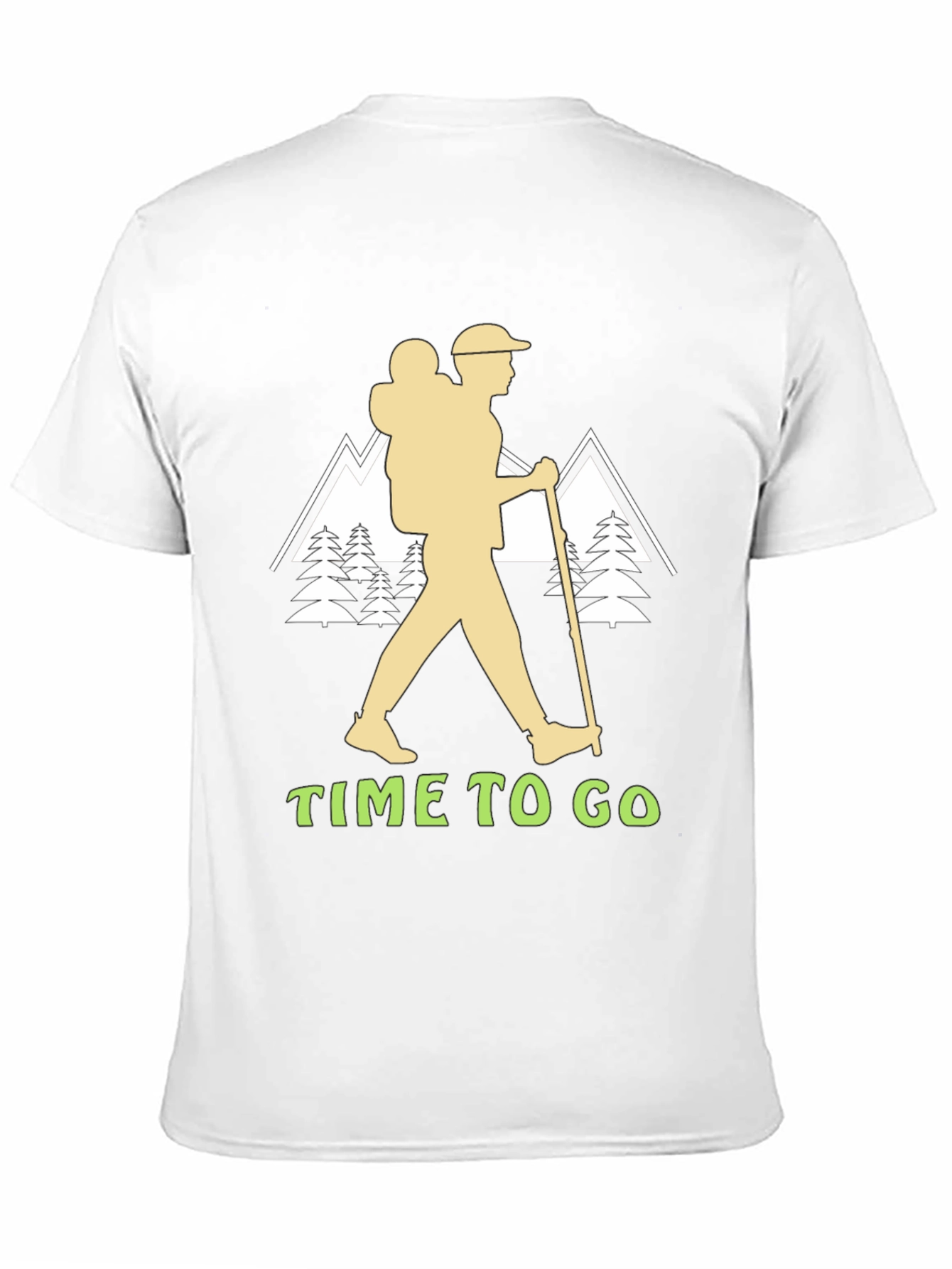 Time to Go Hiking T-Shirt - Adventure Ready