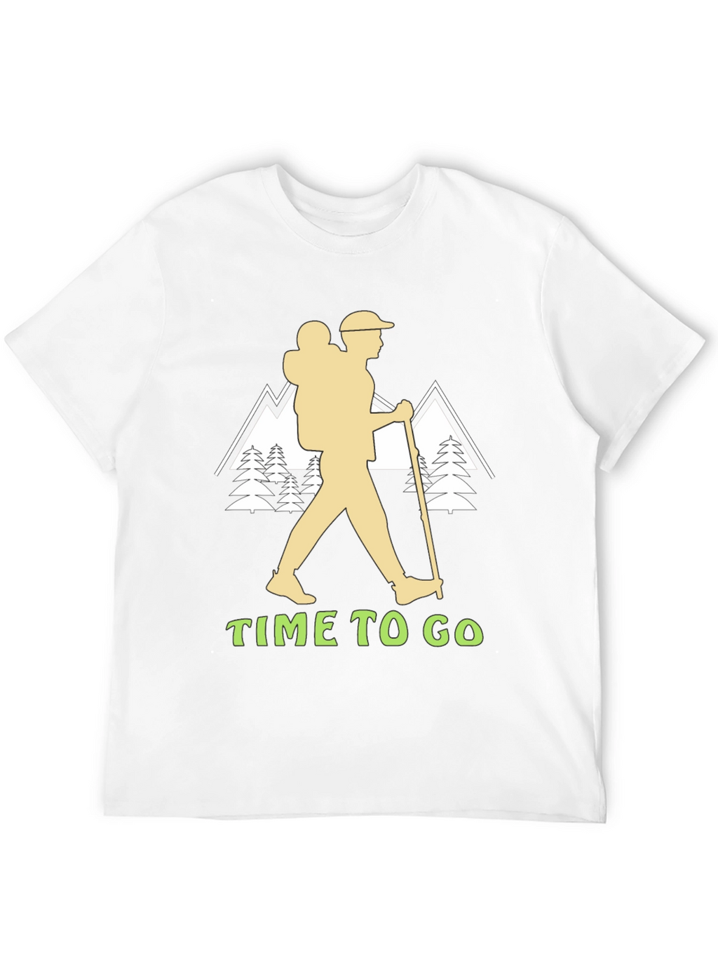 Time to Go Hiking T-Shirt - Adventure Ready