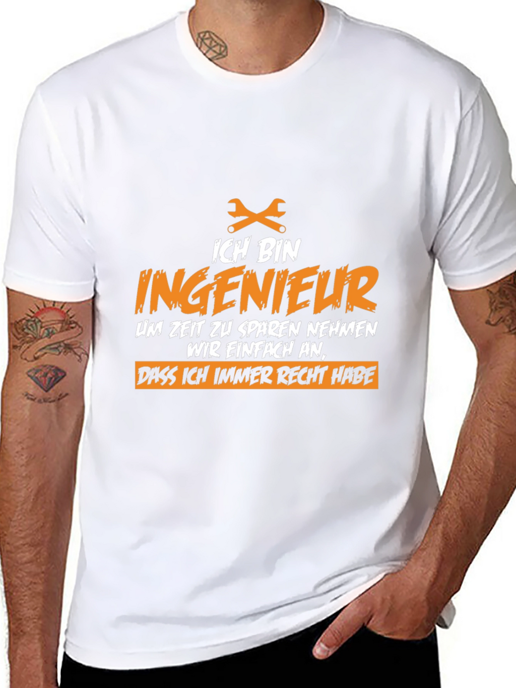 Ich Bin Ingenieur T-Shirt - Engineer Humor Tee