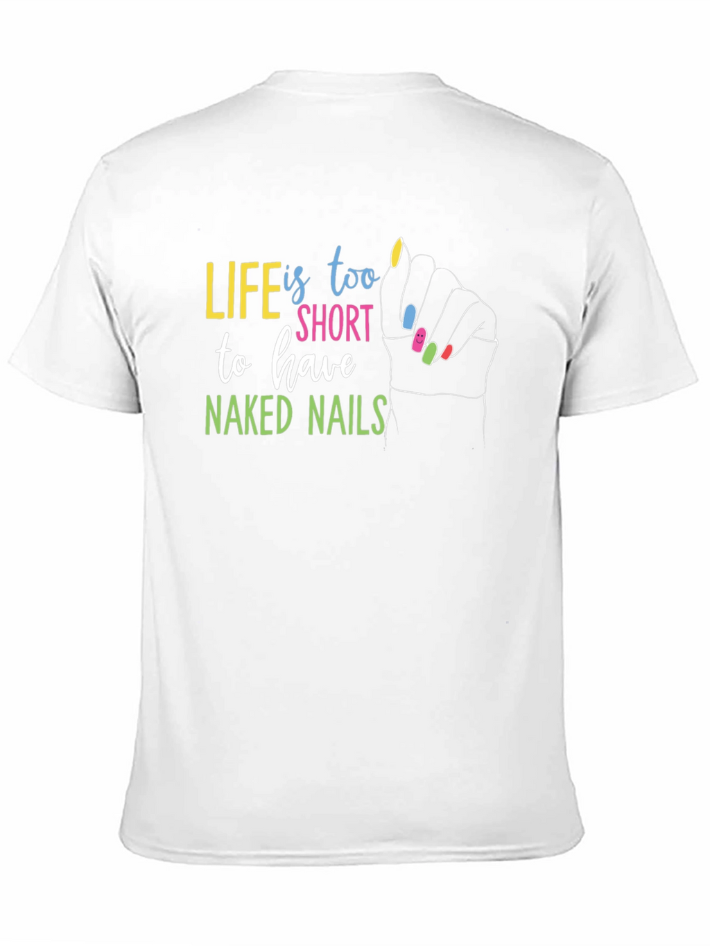 Life is too Short Black Graphic T-Shirt