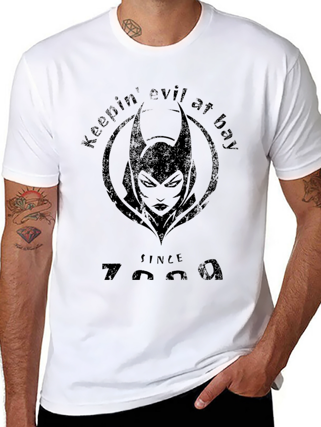Keepin Evil at Bay Since 7000 T-Shirt