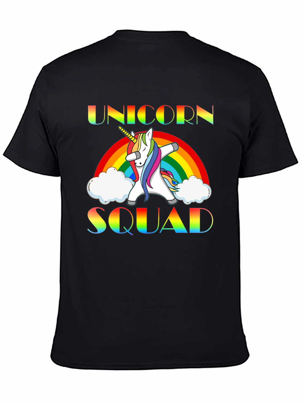Unicorn Squad Rainbow Graphic Tee