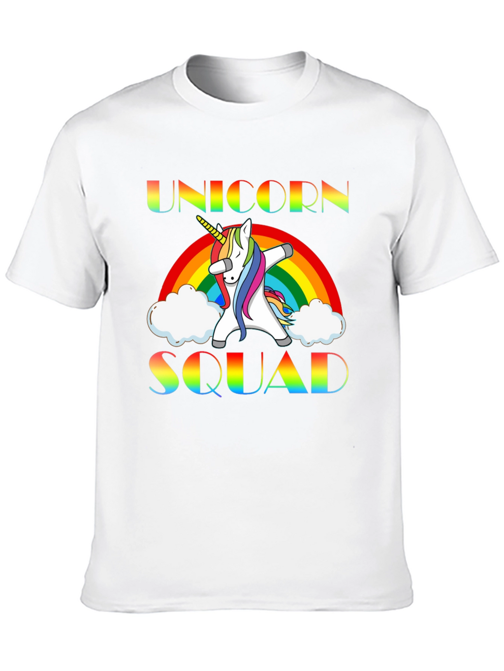 Unicorn Squad Rainbow Graphic Tee