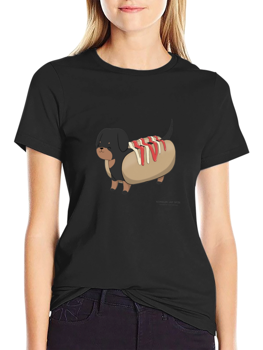 Hot Dog Dachshund Graphic Tee