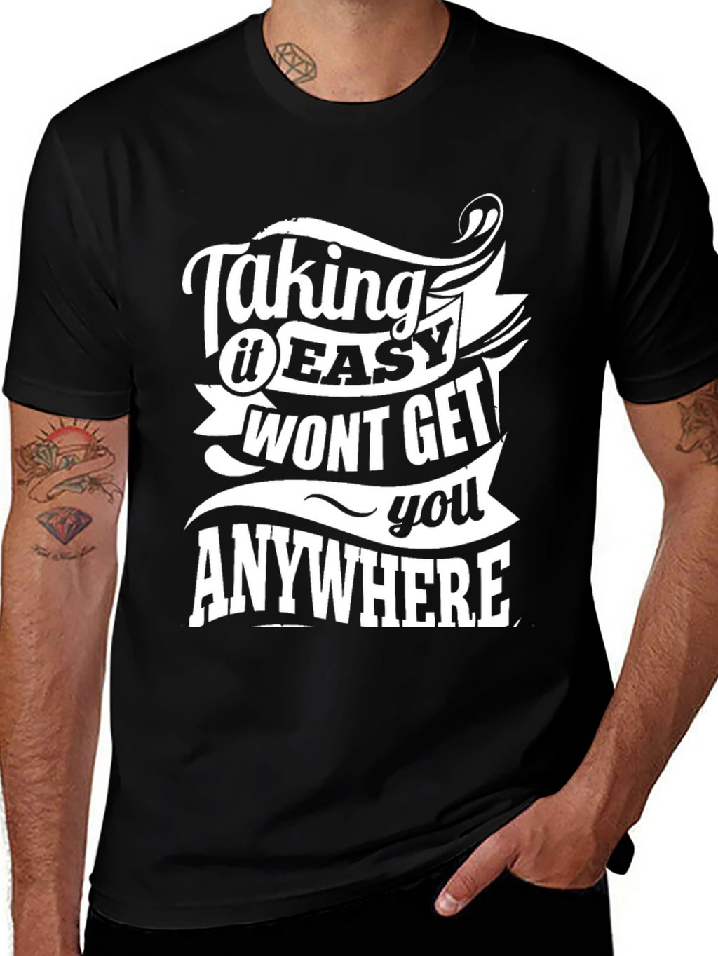 Taking It Easy T-Shirt - Motivational Graphic Tee