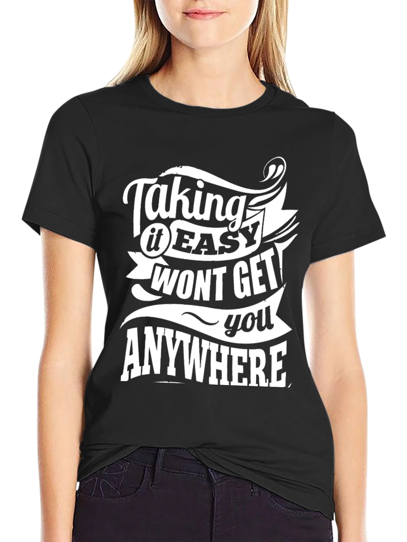 Taking It Easy T-Shirt - Motivational Graphic Tee