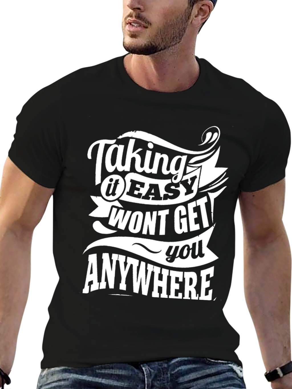 Taking It Easy T-Shirt - Motivational Graphic Tee