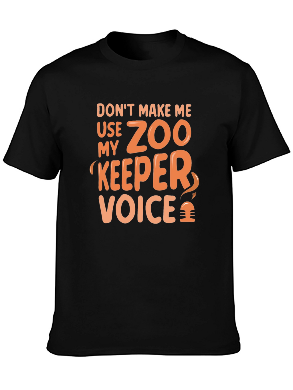 Zoo Keeper Voice Funny Graphic Tee