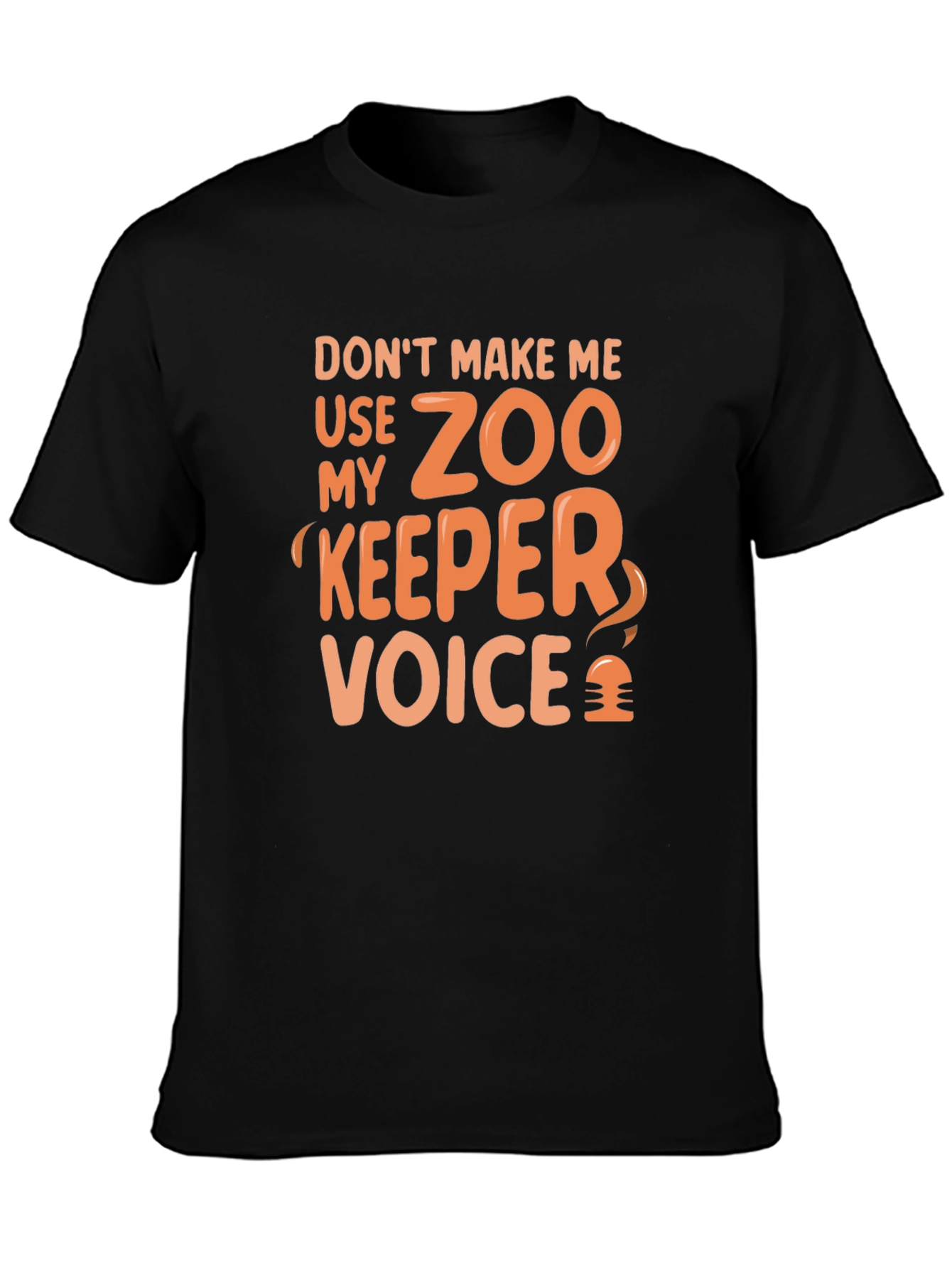 Zoo Keeper Voice Funny Graphic Tee