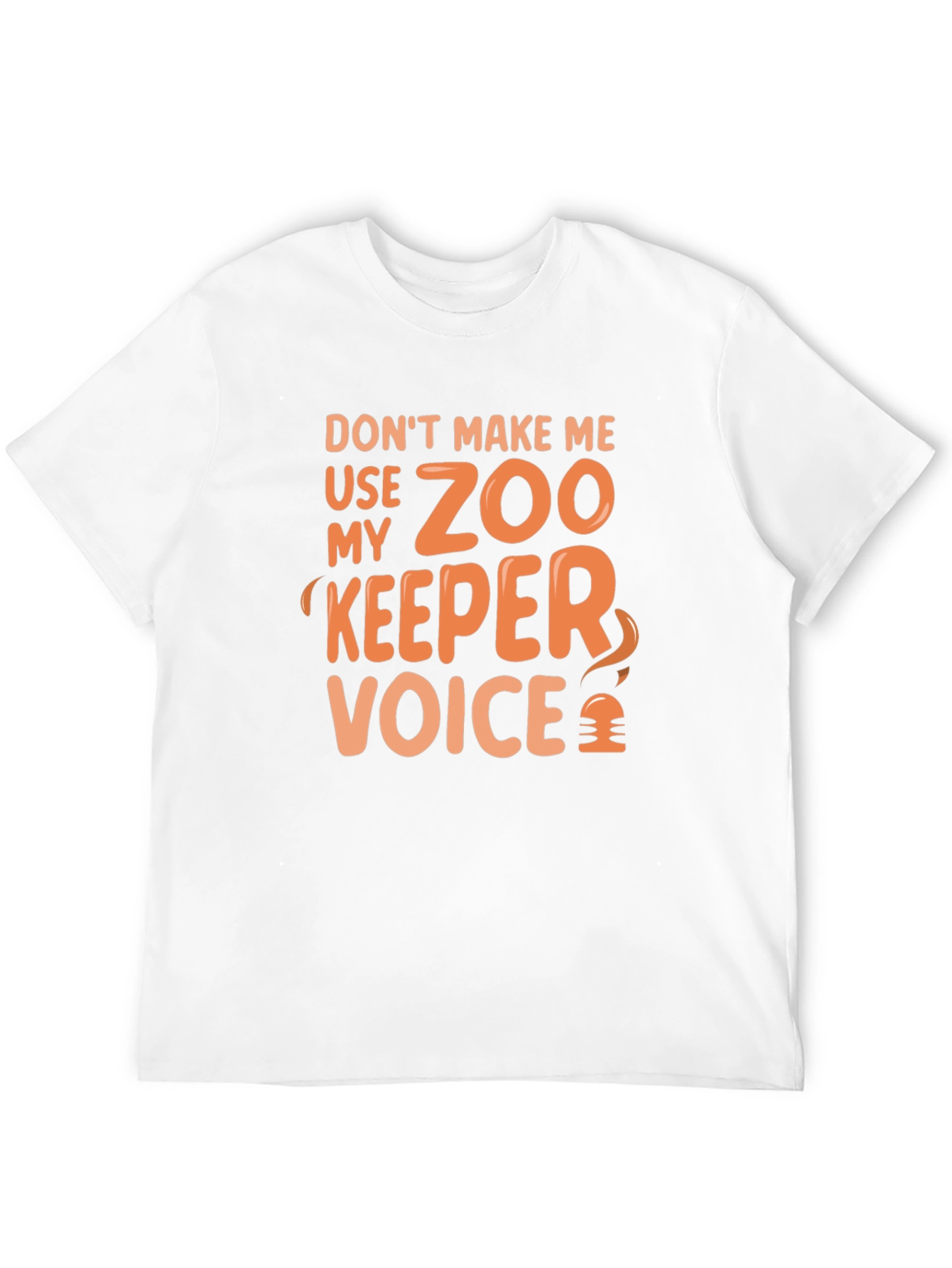 Zoo Keeper Voice Funny Graphic Tee