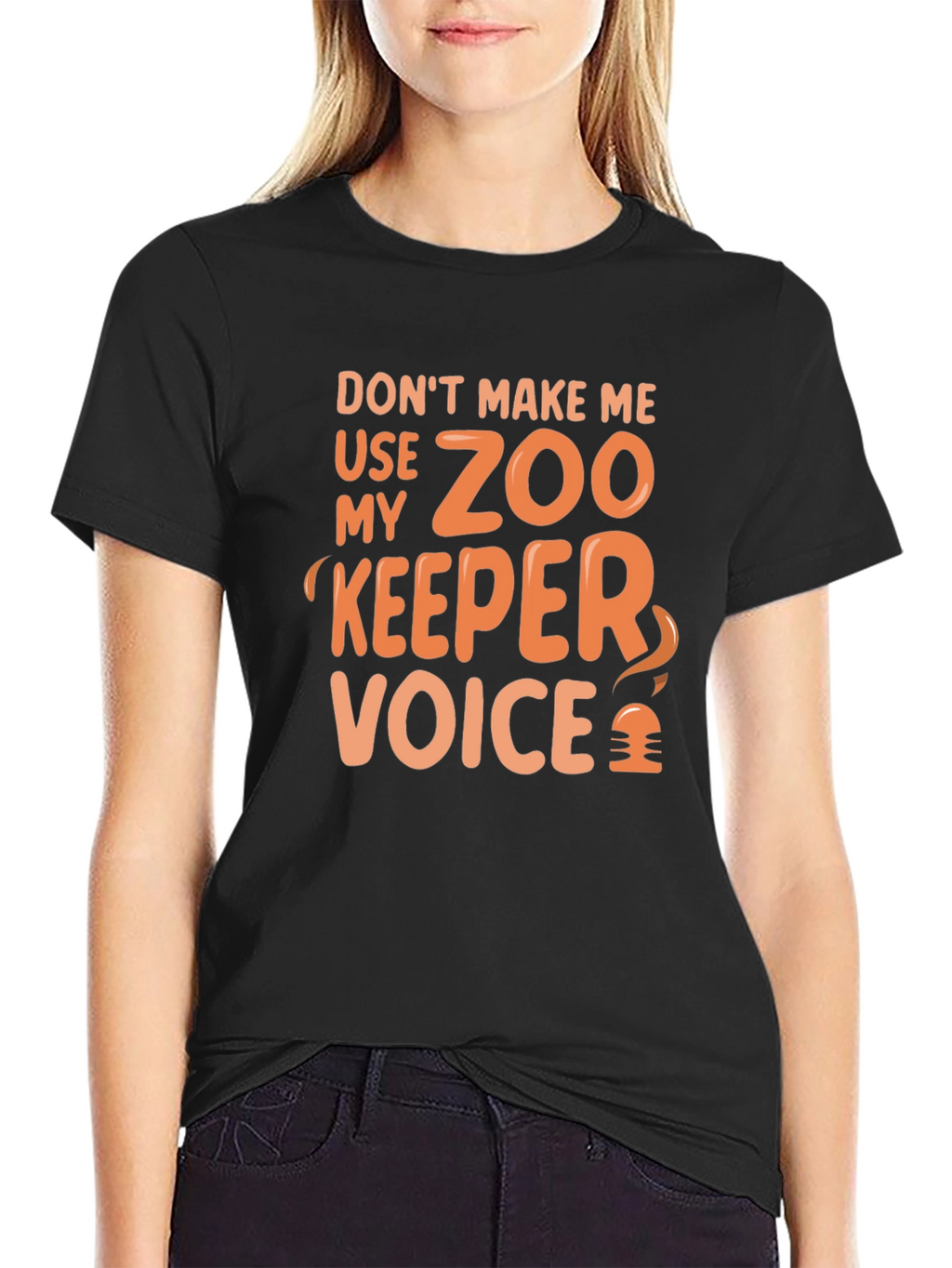 Zoo Keeper Voice Funny Graphic Tee