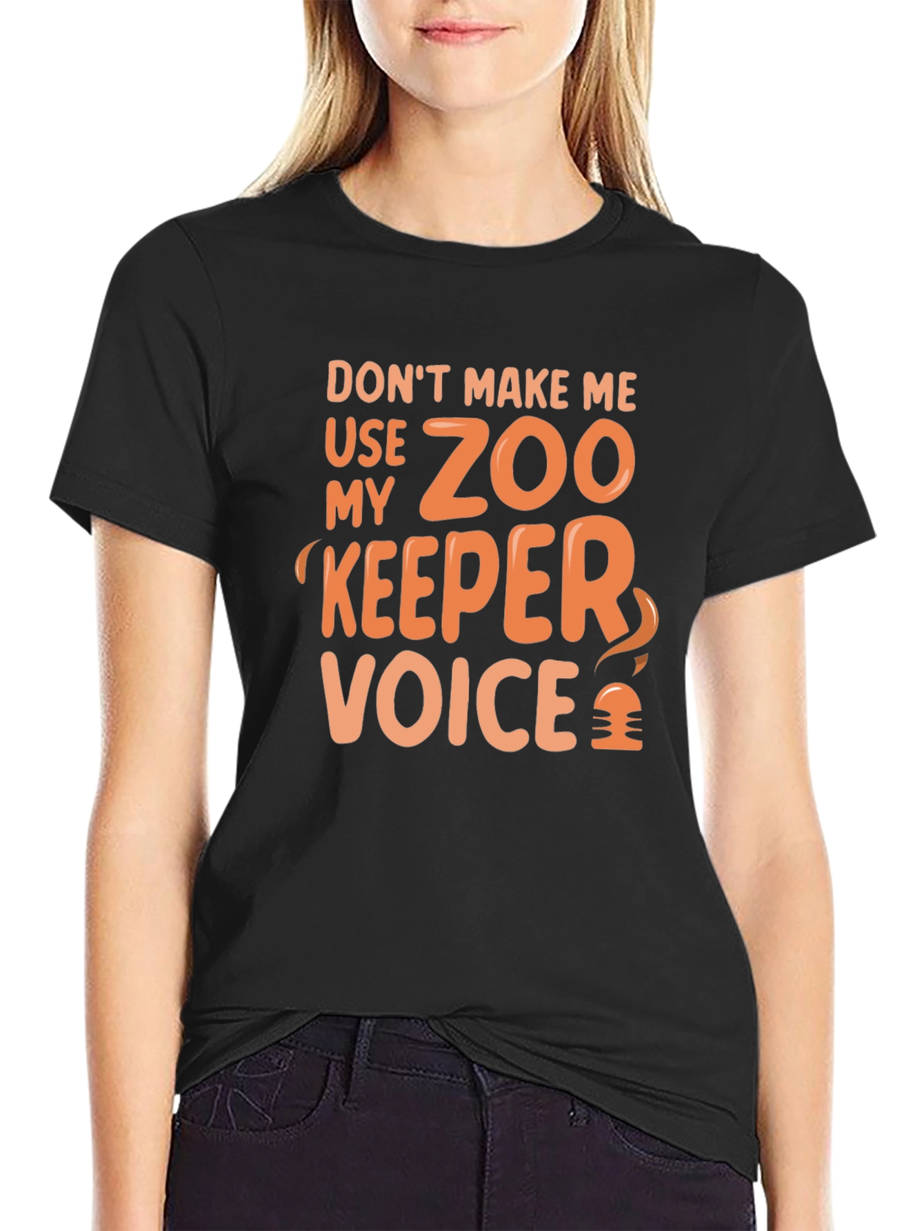 Zoo Keeper Voice Funny Graphic Tee