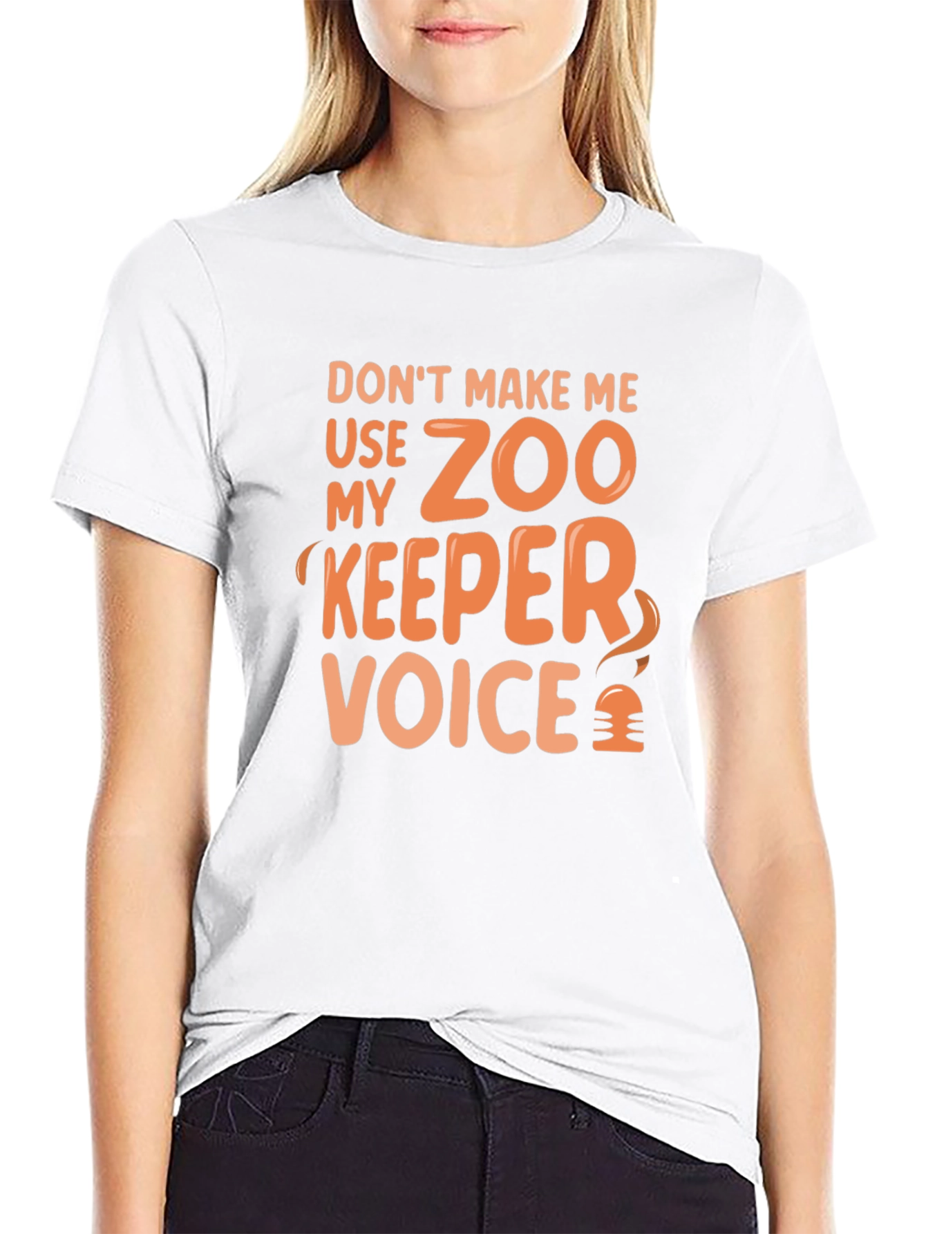 Zoo Keeper Voice Funny Graphic Tee