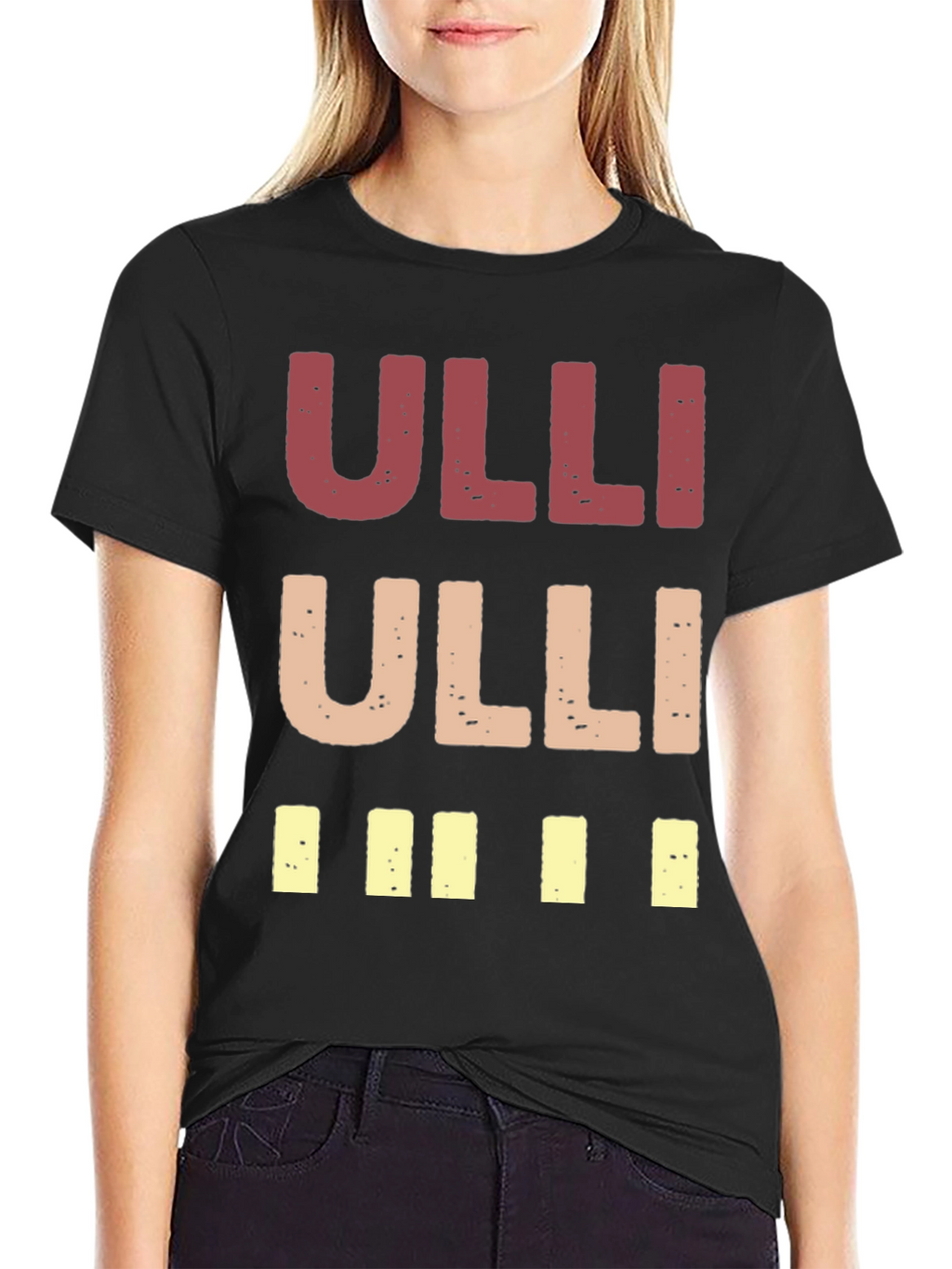 Ulli Graphic Print Crew Neck T-Shirt