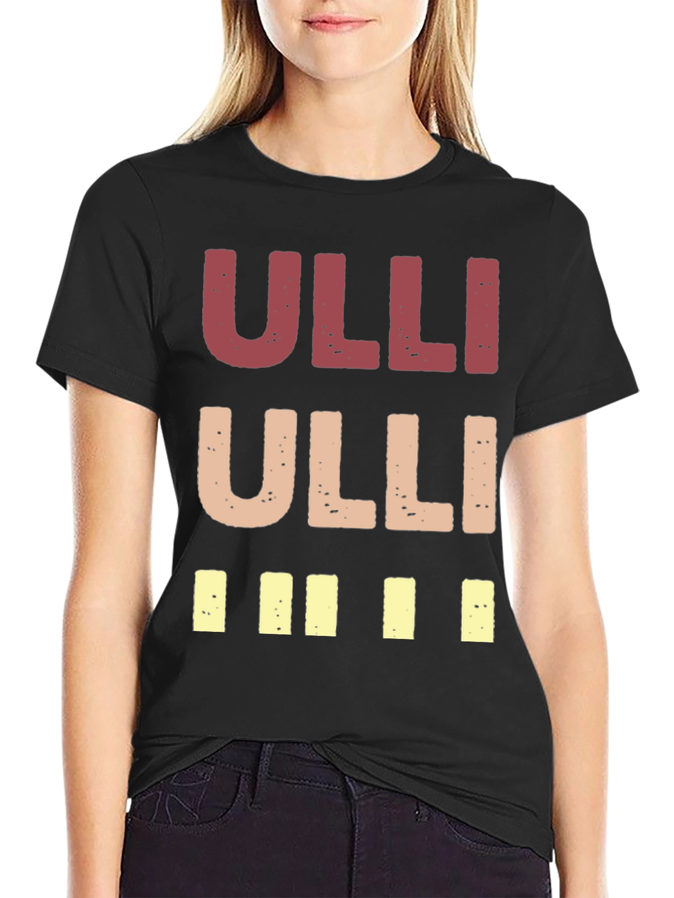 Ulli Graphic Print Crew Neck T-Shirt