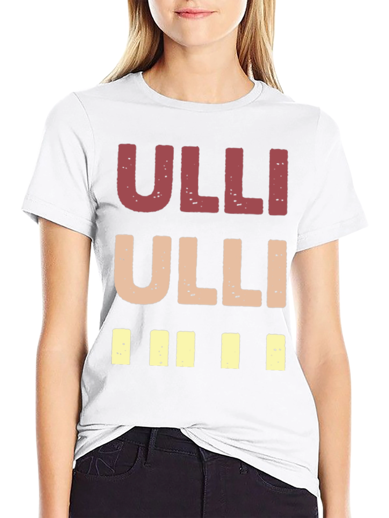 Ulli Graphic Print Crew Neck T-Shirt