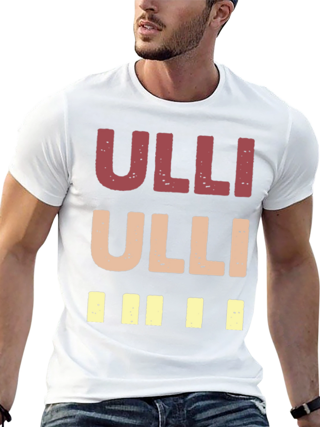 Ulli Graphic Print Crew Neck T-Shirt