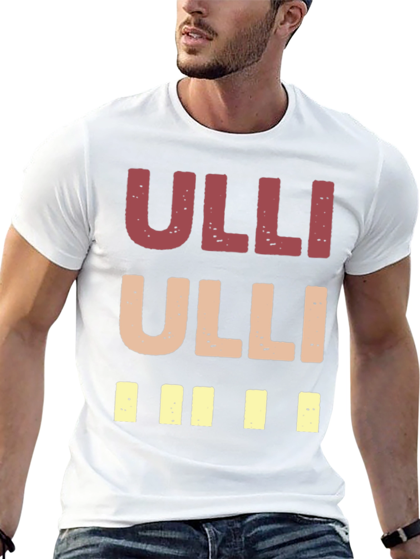 Ulli Graphic Print Crew Neck T-Shirt