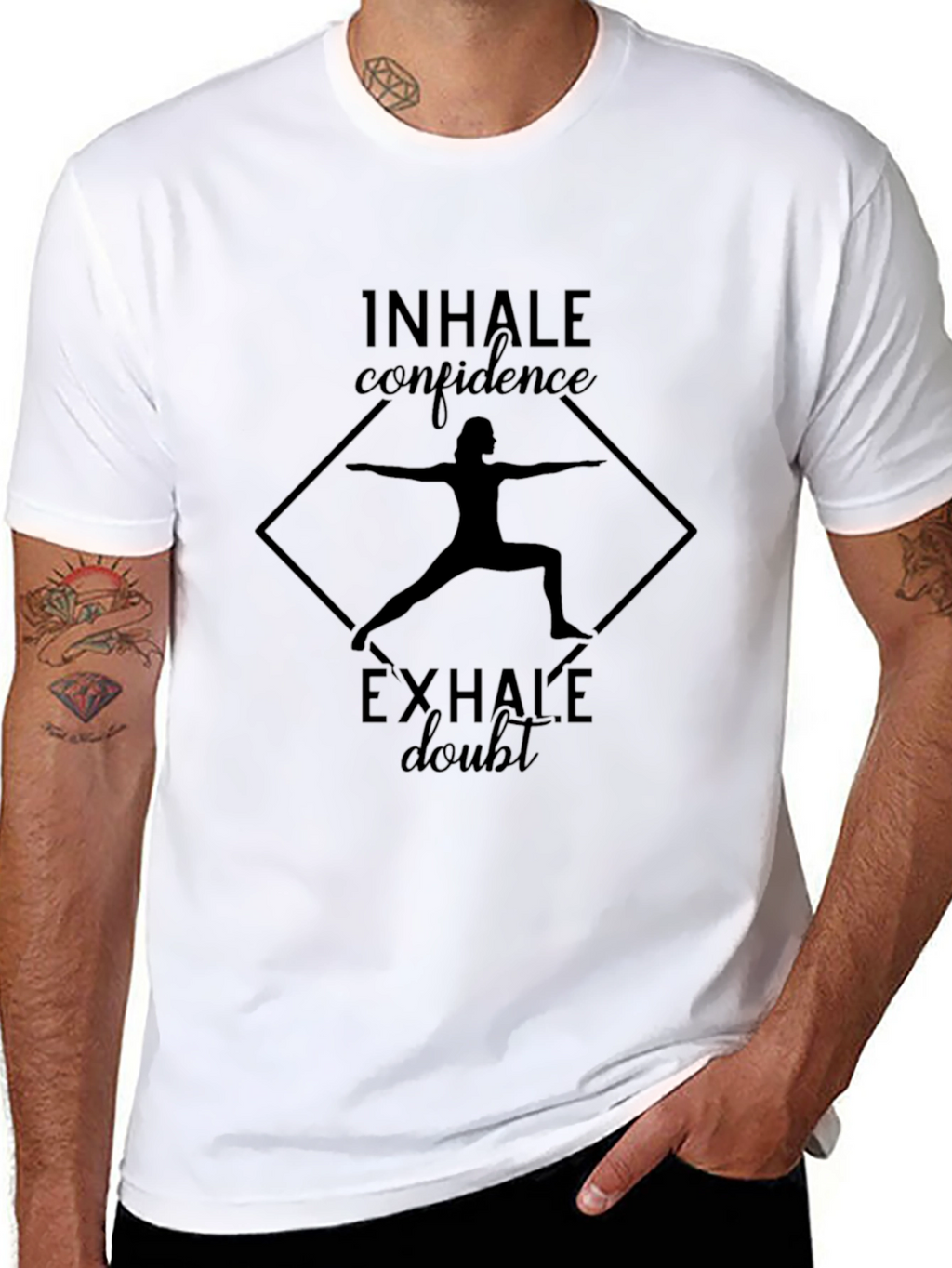 Inhale Confidence Yoga Graphic Tee