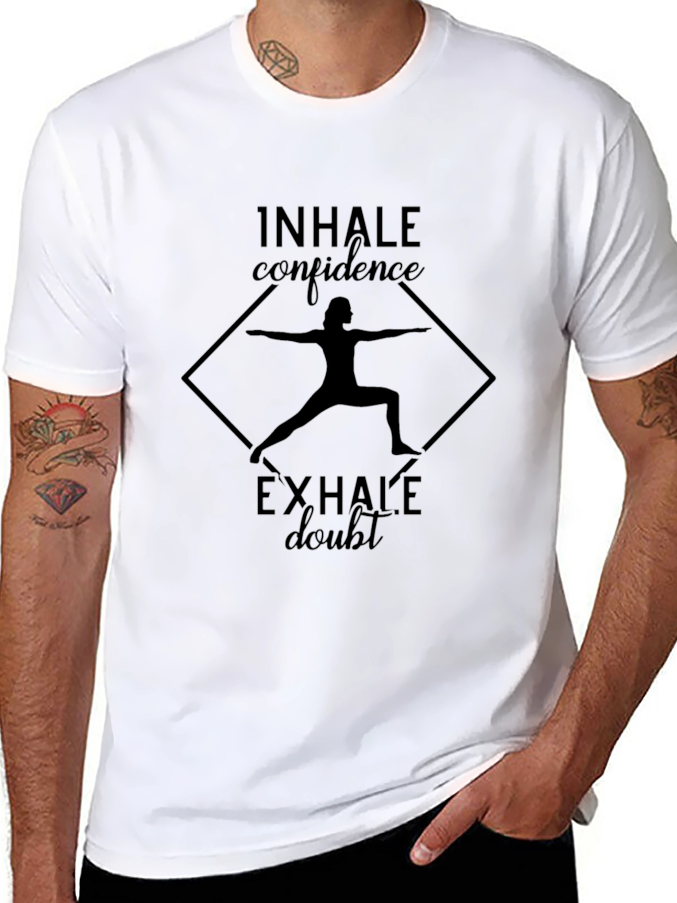 Inhale Confidence Yoga Graphic Tee